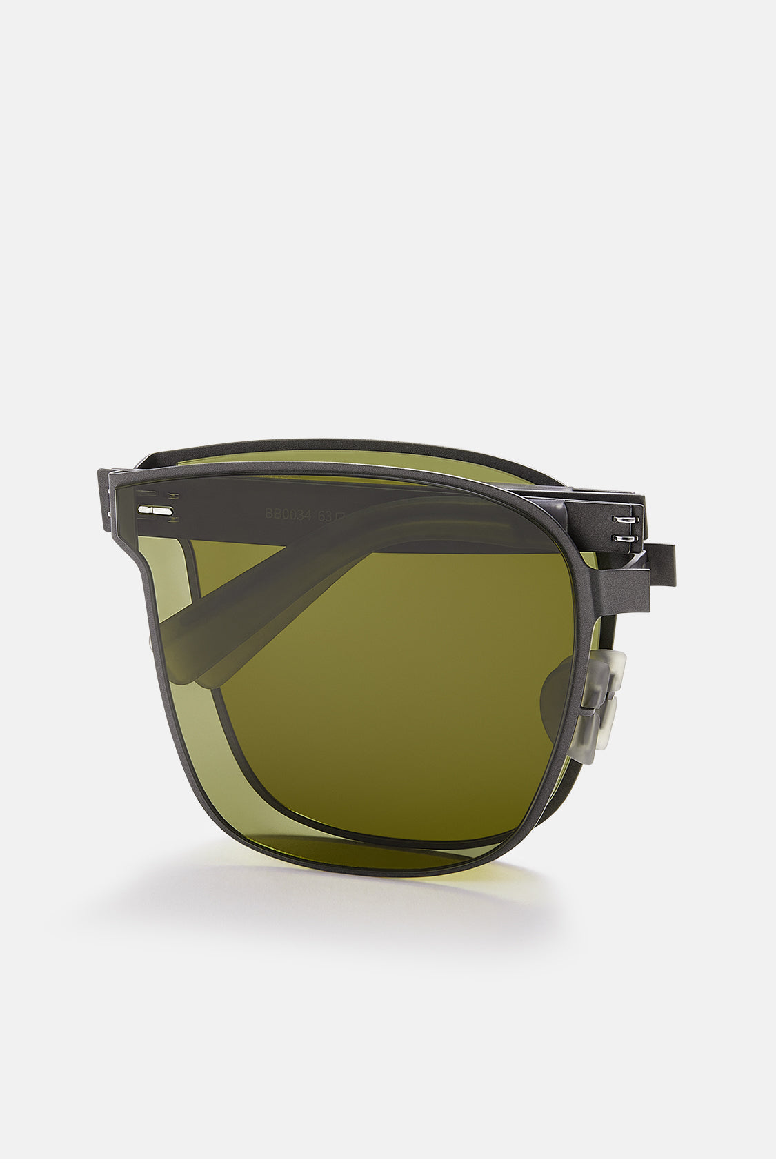 beneunder men's slimline polarized folding sunglasses shades #color_moss green