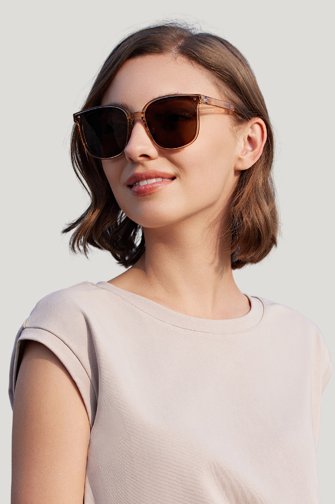 beneunder wild polarized folding sunglasses shades for women men #color_brown