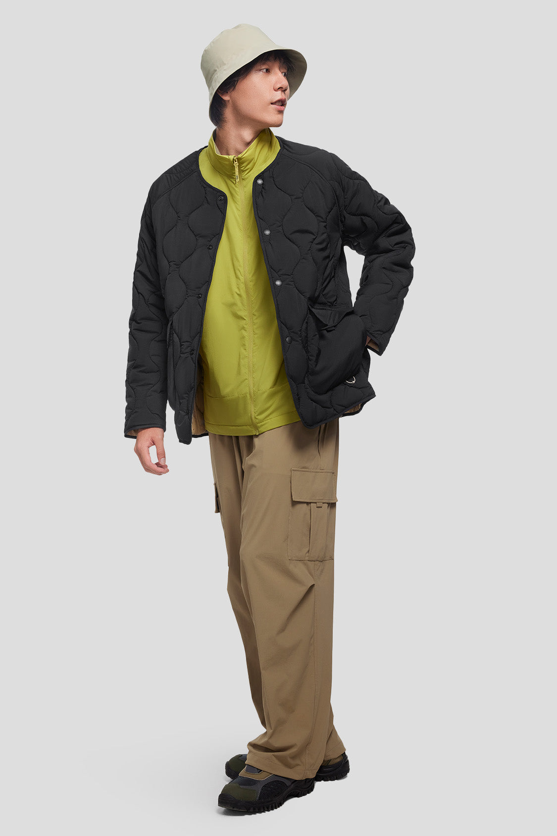 beneunder men's jacket #color_black