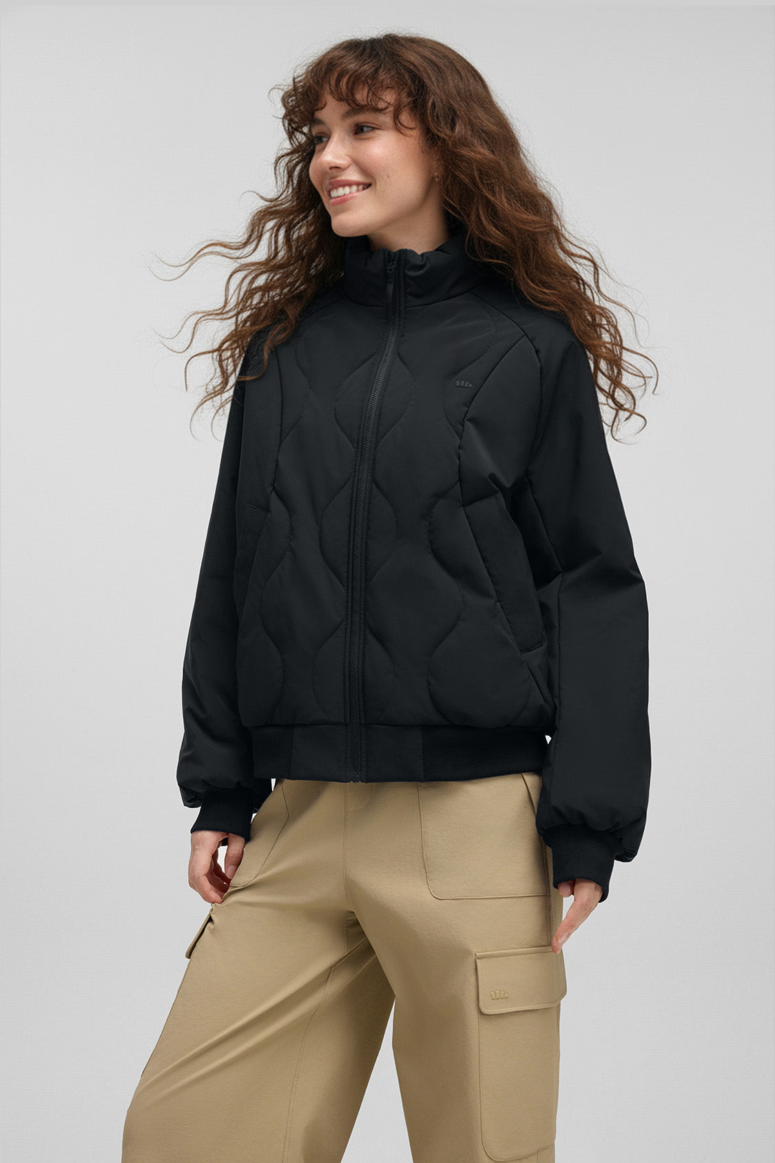 beneunder trailjacket womens medium warmth fleece jacket #color_black