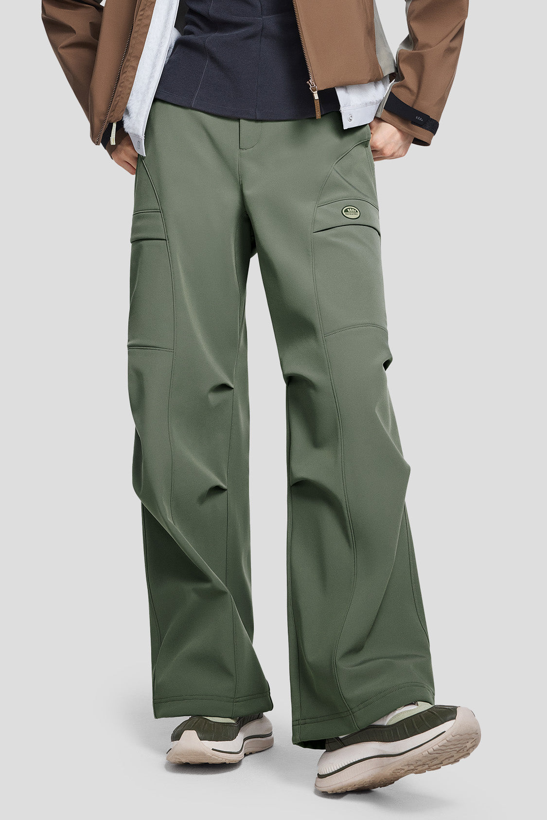 beneunder women's pants #color_moonshadow green