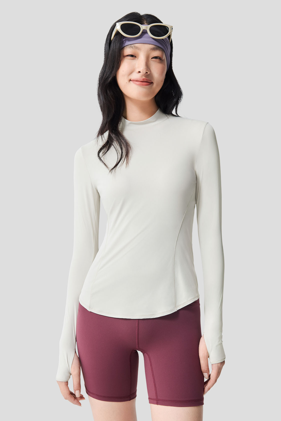 beneunder women's base layer #color_white