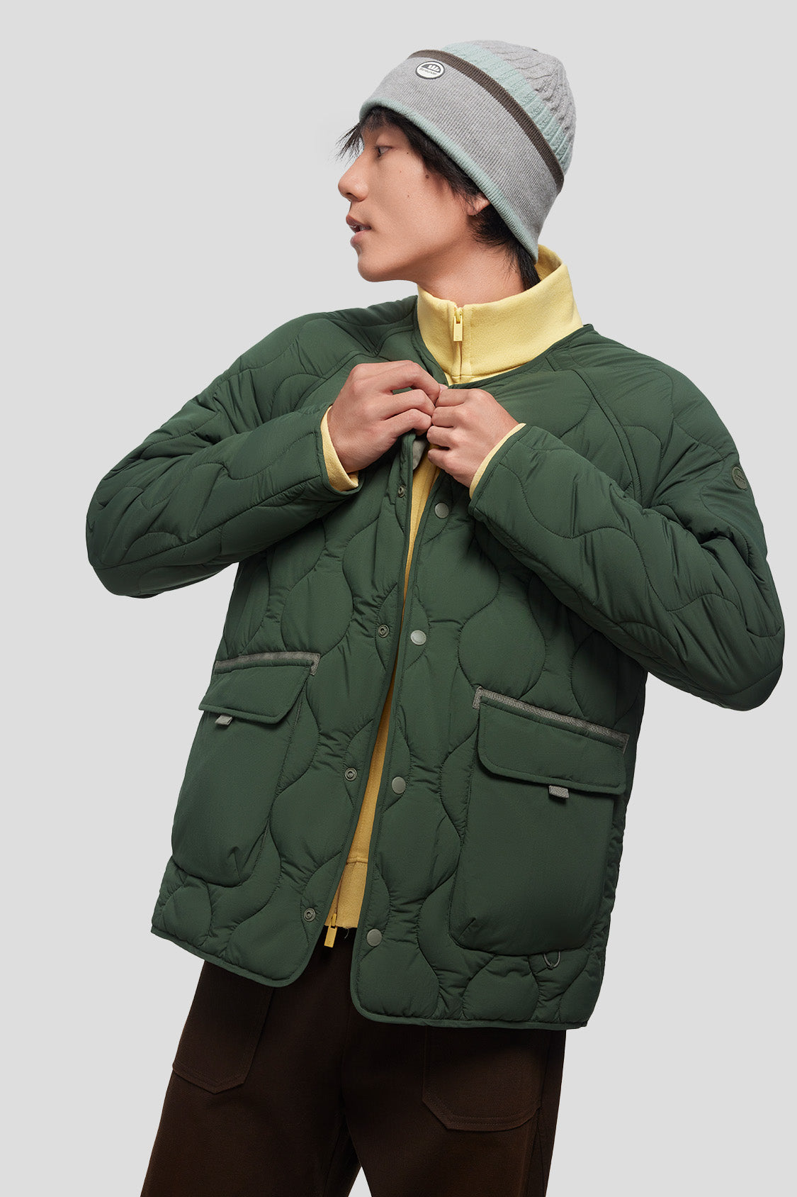 beneunder men;s jacket #color_algae green