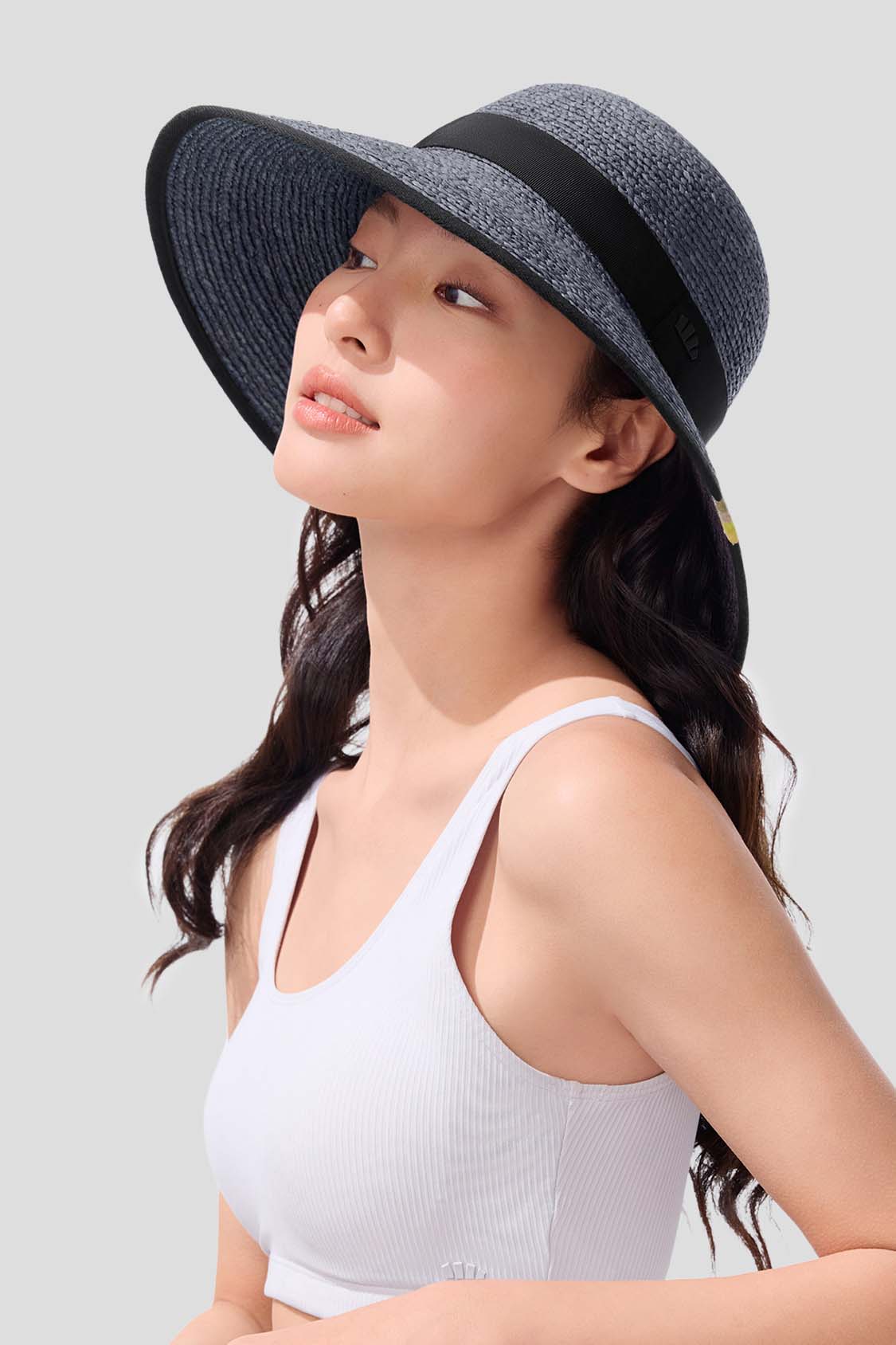 beneunder women's sun hats #color_deep gray