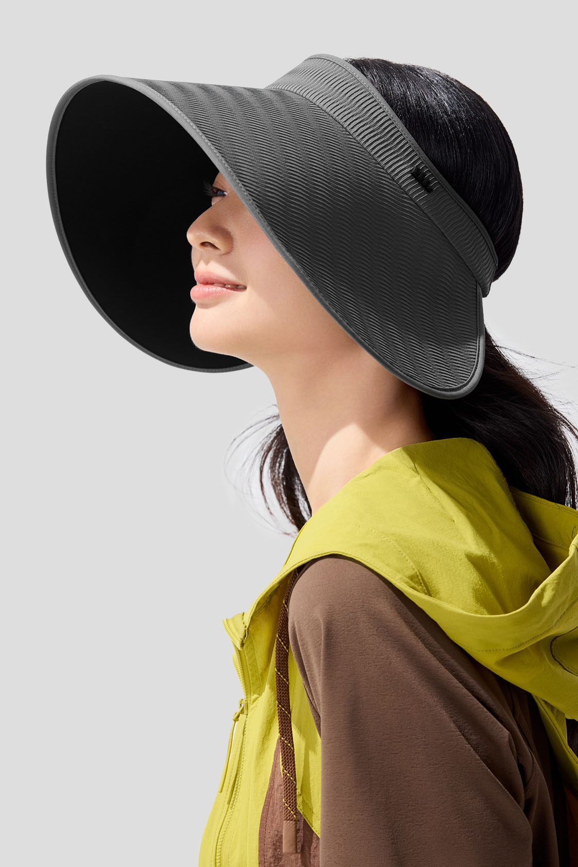 beneunder women's sun hats #color_deep gray