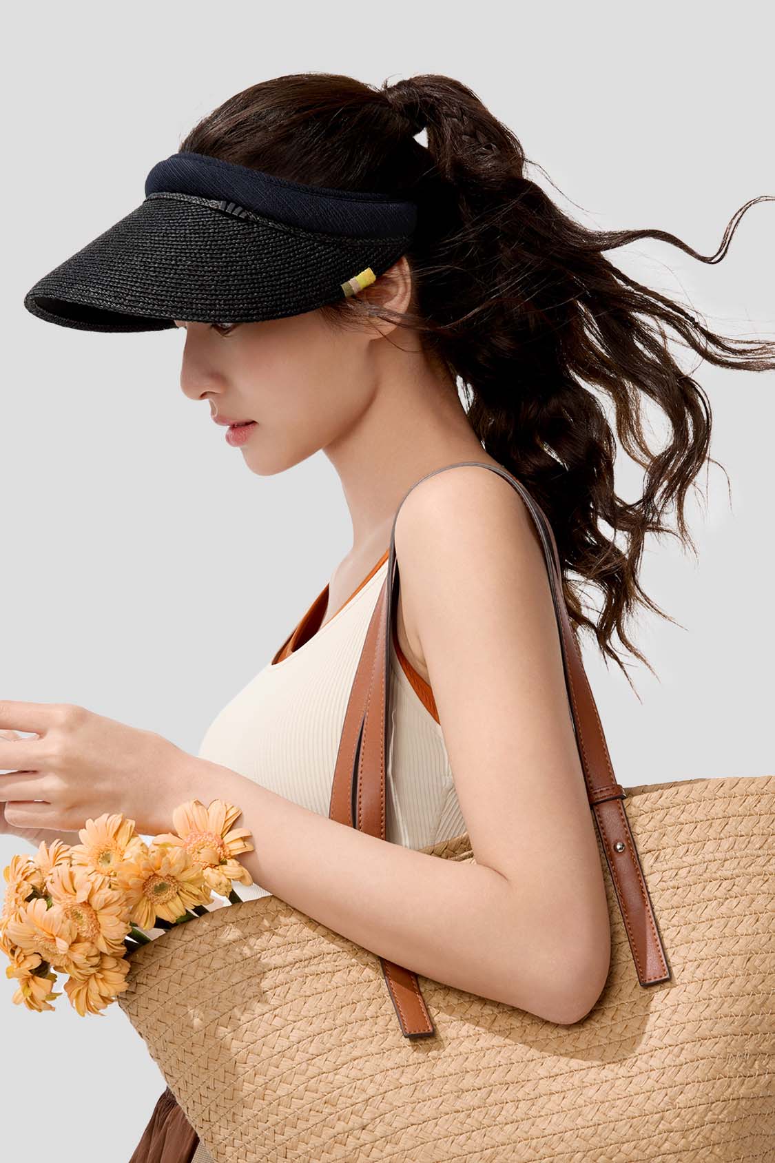 beneunder women's beneunder straw hat #color_black