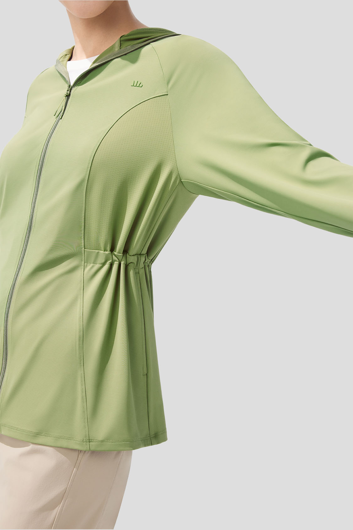 beneunde women's sun protection jacket #color_green