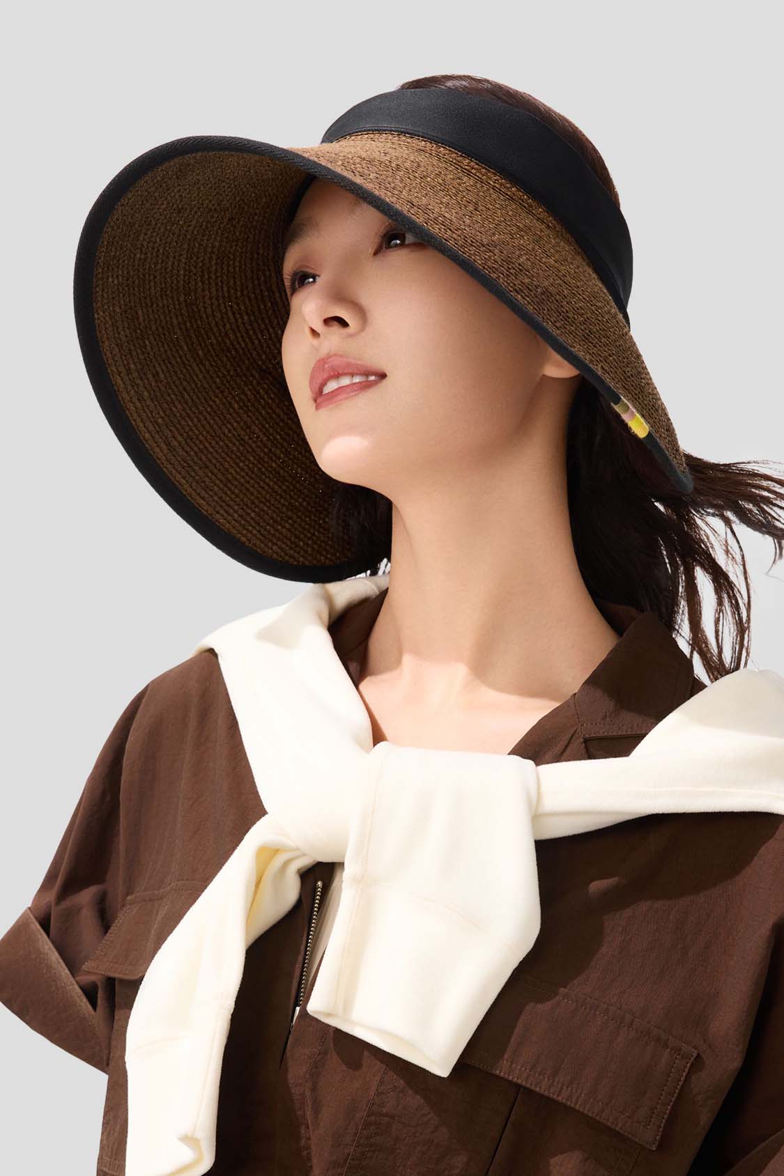 beneudner women's sun hats #color_brown