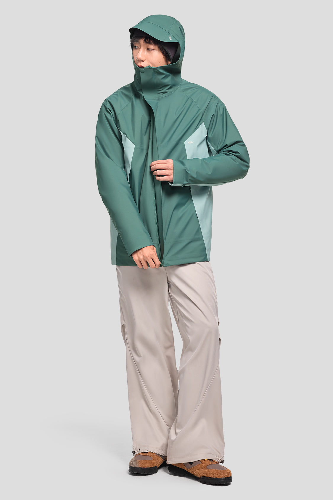 beneunder men's jacket #color_misty green