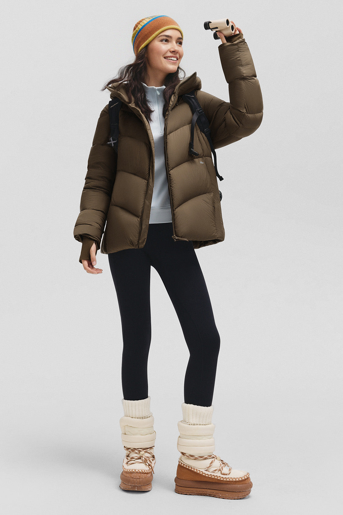 beneunder cloudloft – women’s high-loft down jacket (regular, extreme warmth) #color_brown