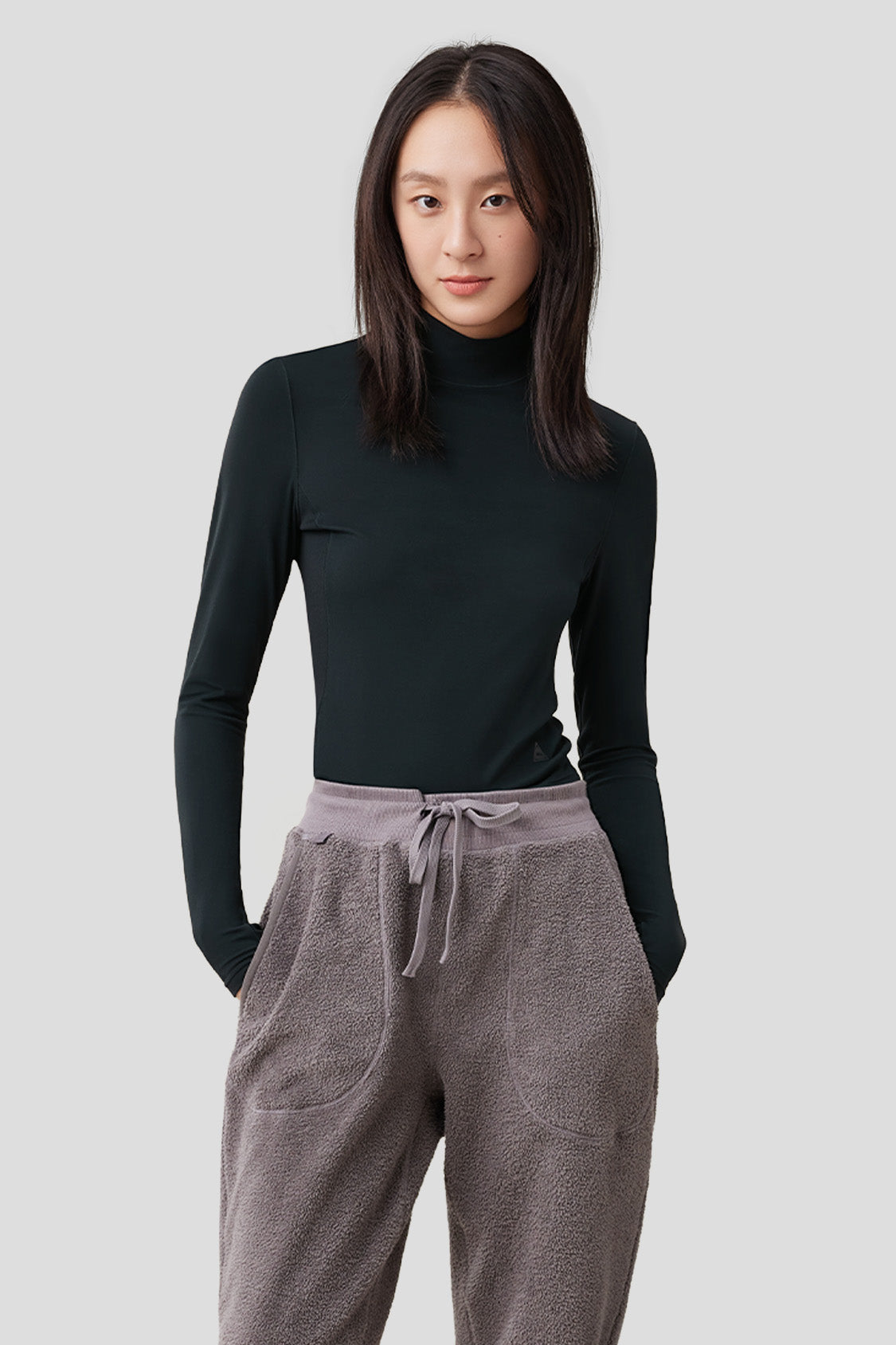 Turtleneck sport cheap shirt