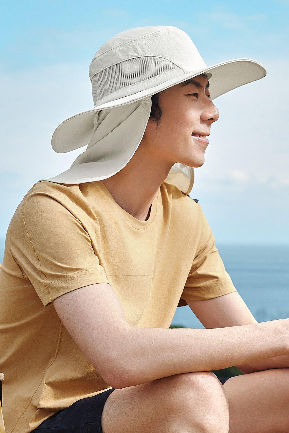 beneunder men's sun hats #color_light moon green