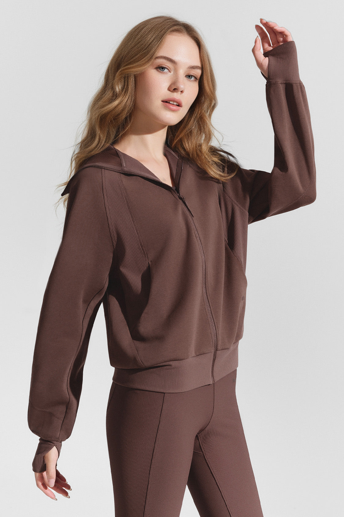 beneunder airshell womens windproof sun protection jacket upf50#color_brown