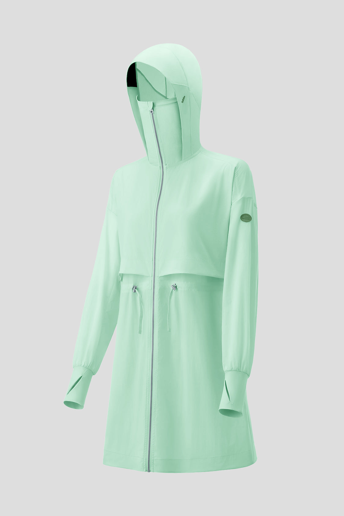 beneunder women's sun protection jacket upf50+ #color_cloud ridge green