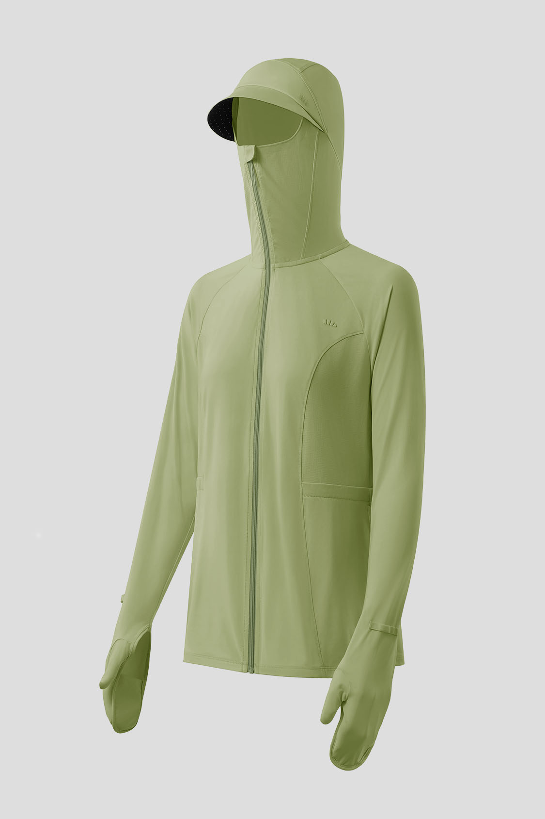 beneunde women's sun protection jacket #color_green