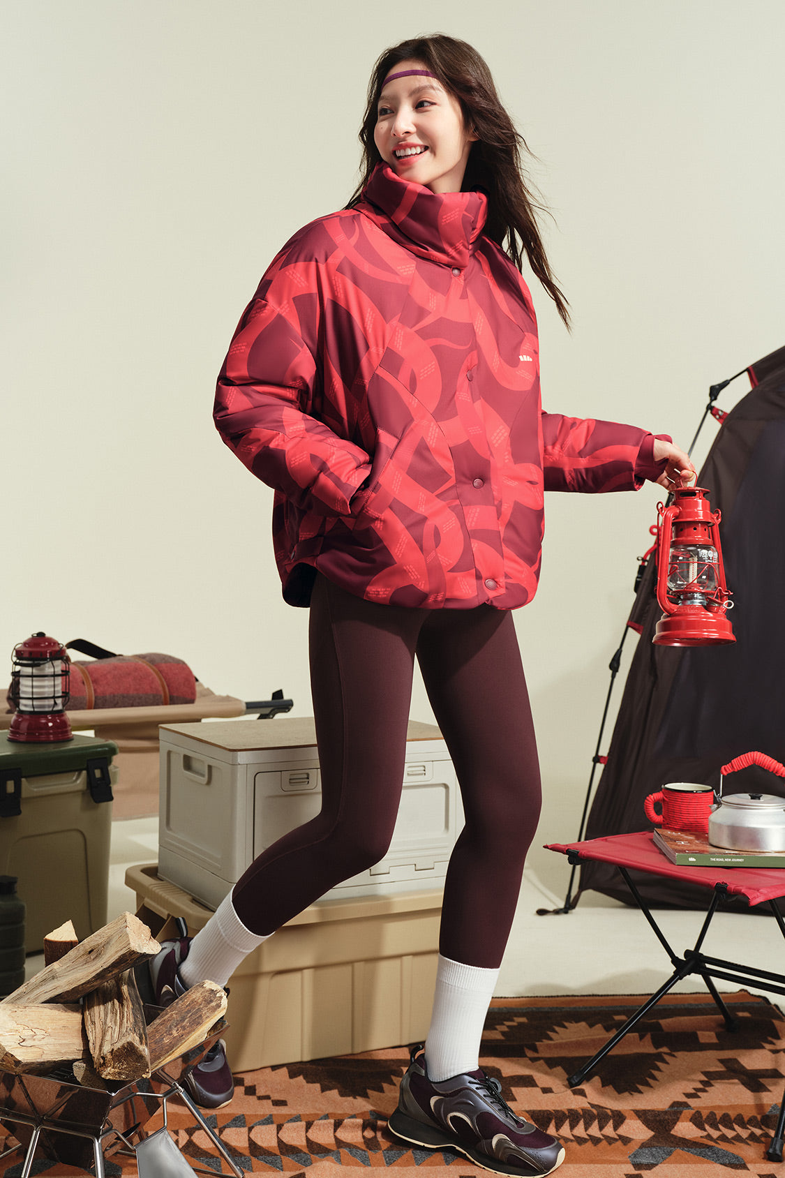 beneunder women's jacket #color_red