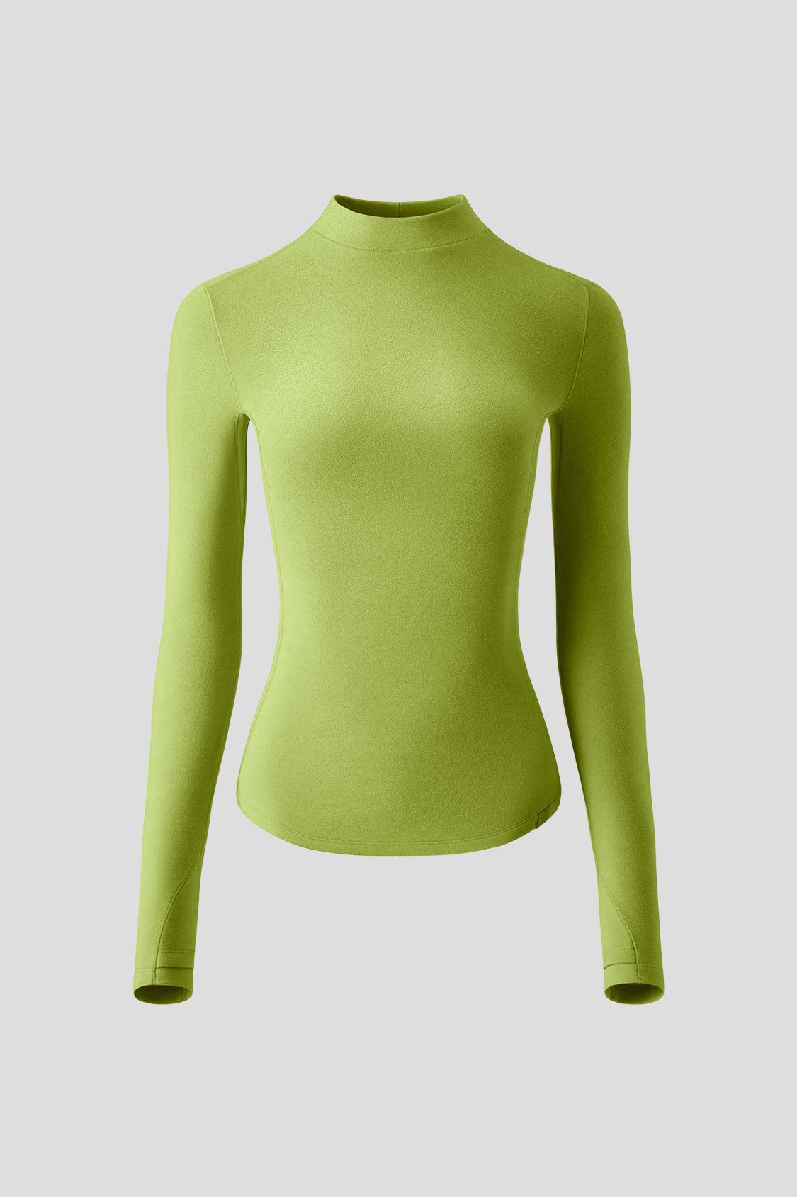 beneunder women's long sleeve shirt #color_bamboo green