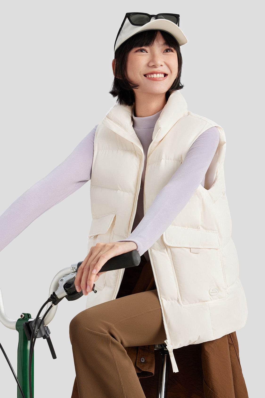 beneunder women's vest #color_beige