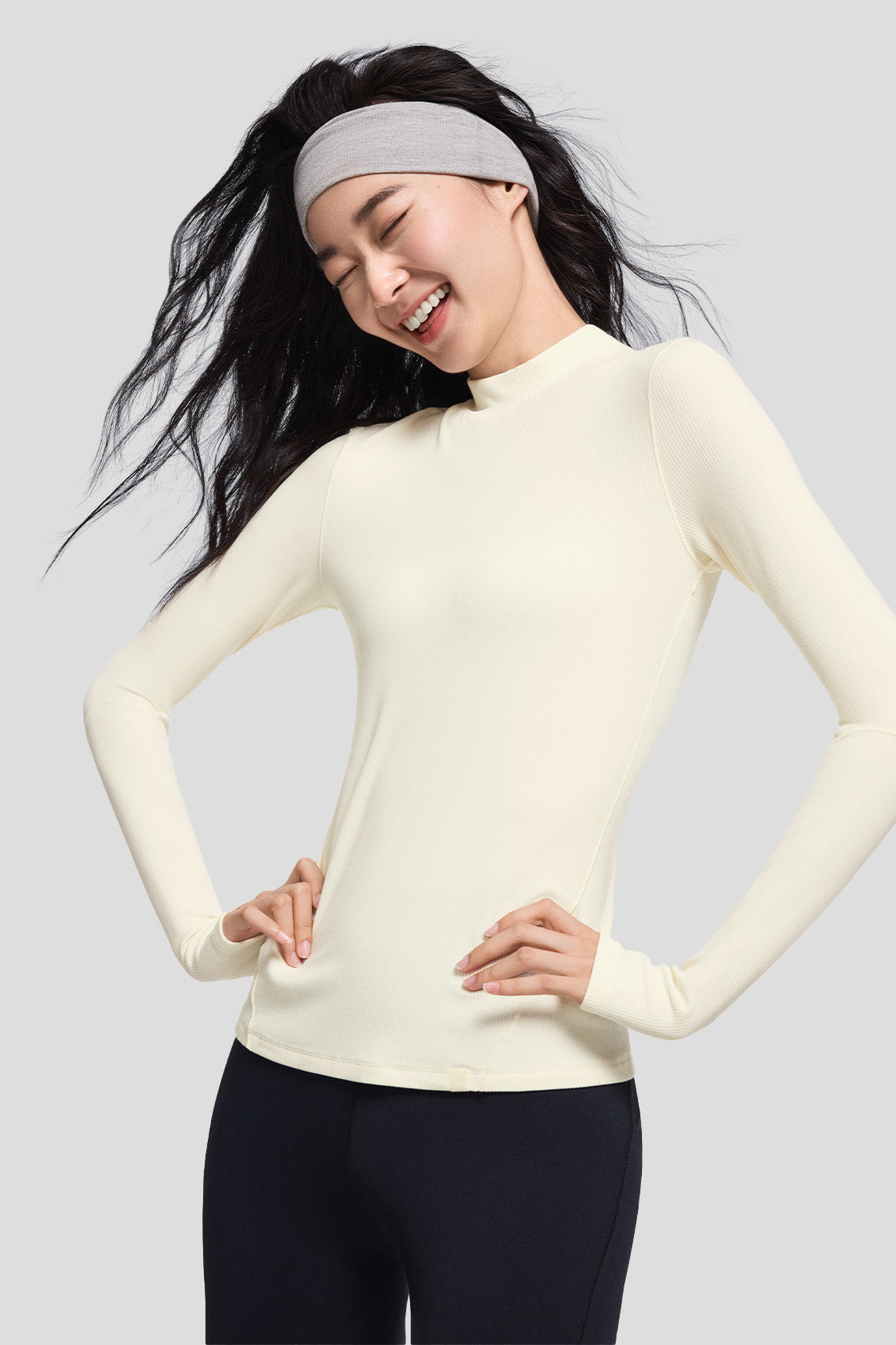 beneunder women's warm base layers #color_beige