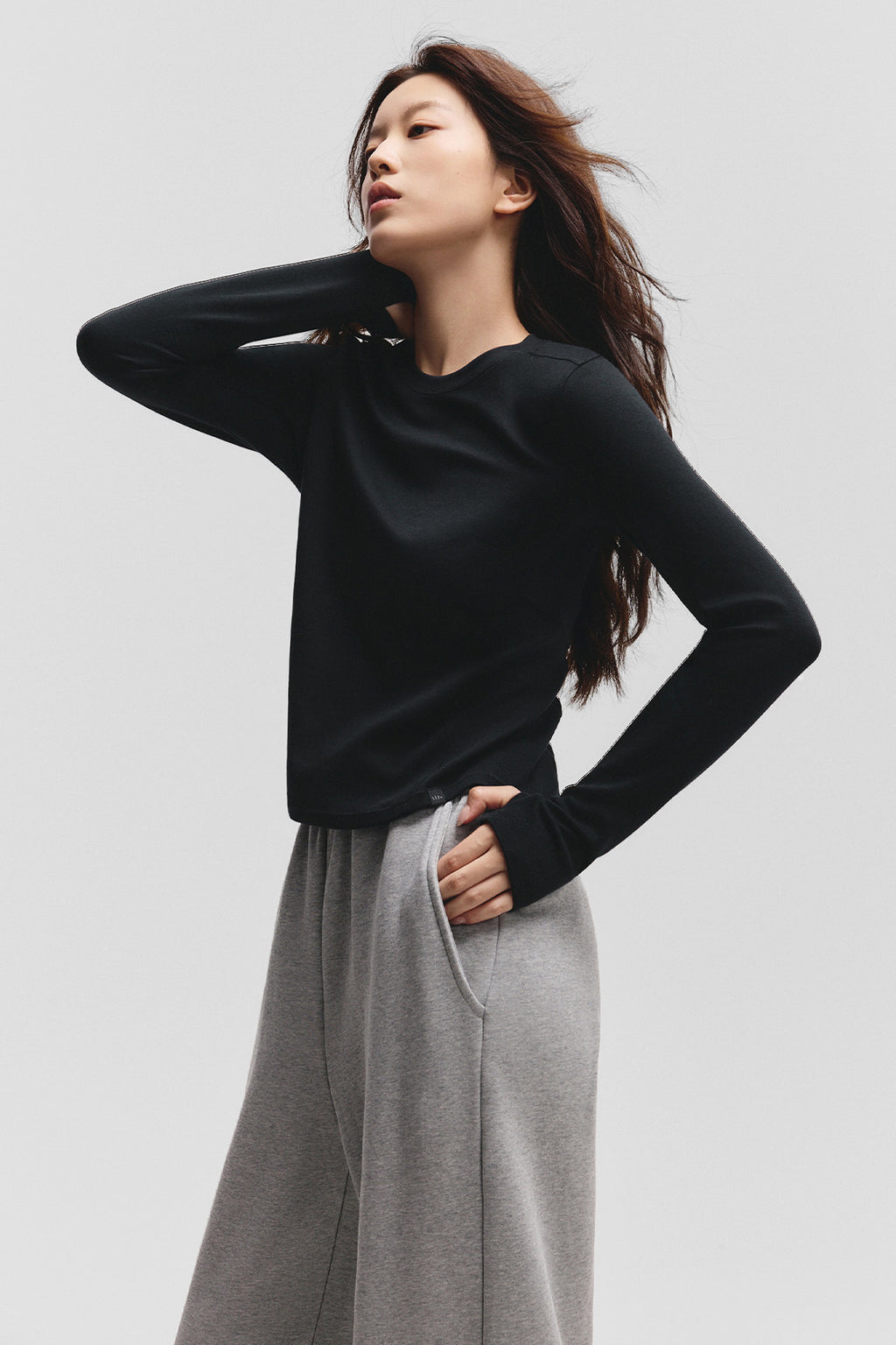 CozyFlex - Women's Stretch Cotton Long Sleeve Top