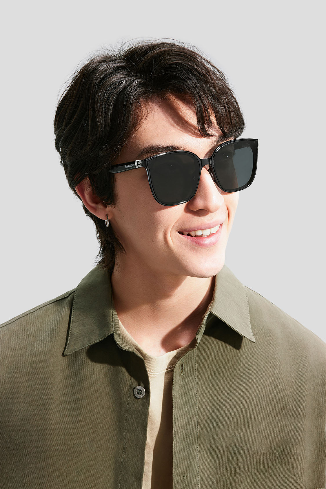 beneunder wild polarized folding sunglasses shades for women men #color_black