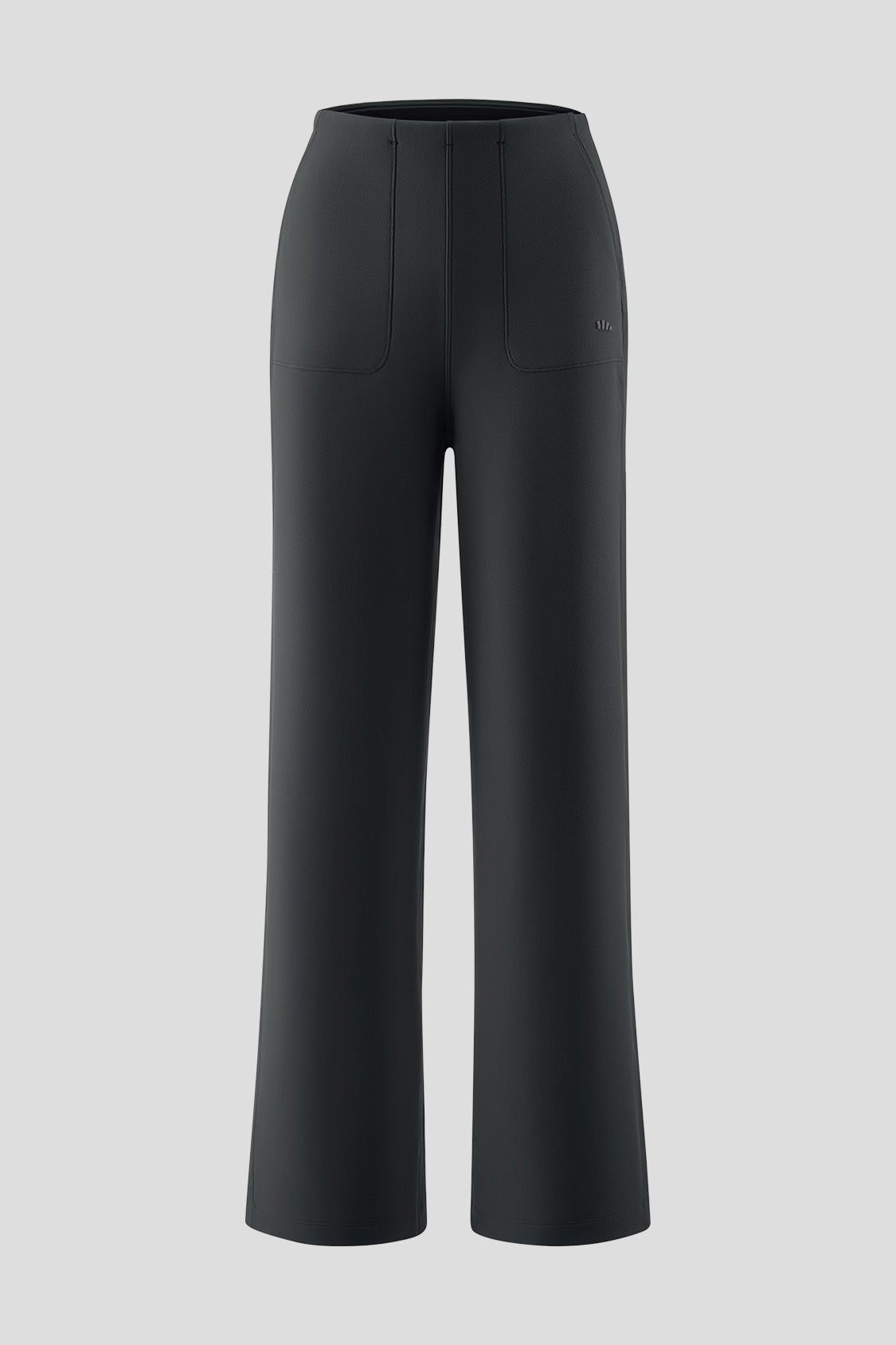 beneunder flowwarm – women’s high-stretch wide-leg thermal pants #color_black