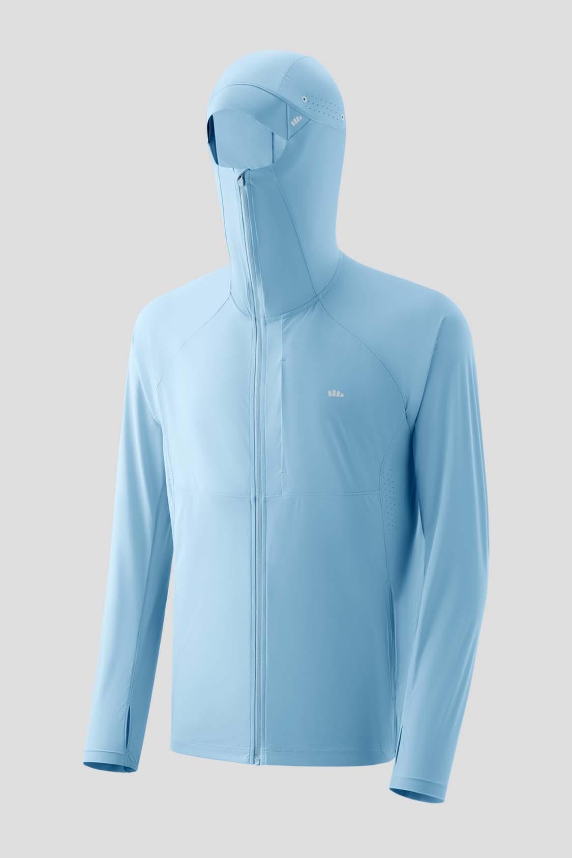 beneunder men's sun protection jacket #color_blue