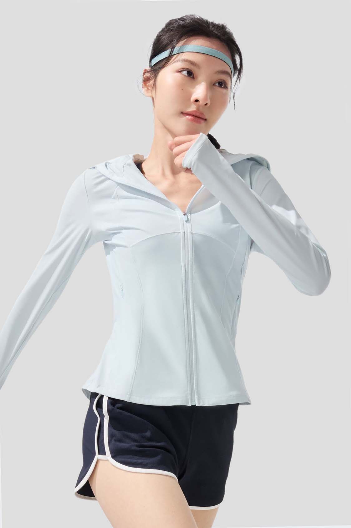 ジャケット・アウター BENEUNDER Women's Short Water/001 Iceskinny - Women's Slim-Fit Short Sun Protection Jacket UPF50+