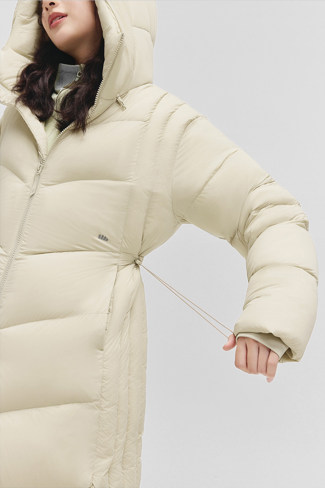 beneunder loftguard – women’s high-loft down coat (long, extreme warmth) #color_brown