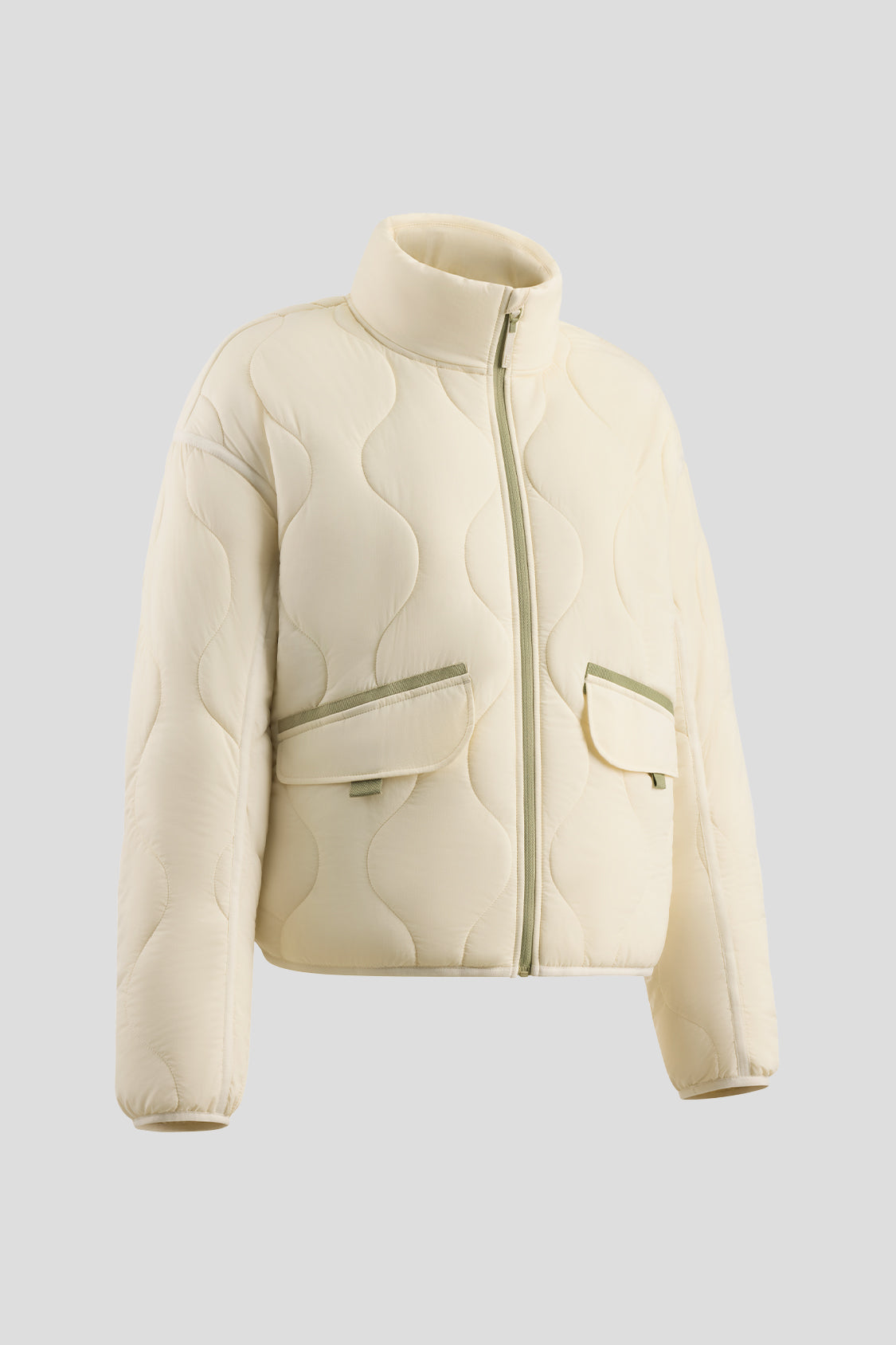 beneunder women's fleece jacket #color_beige