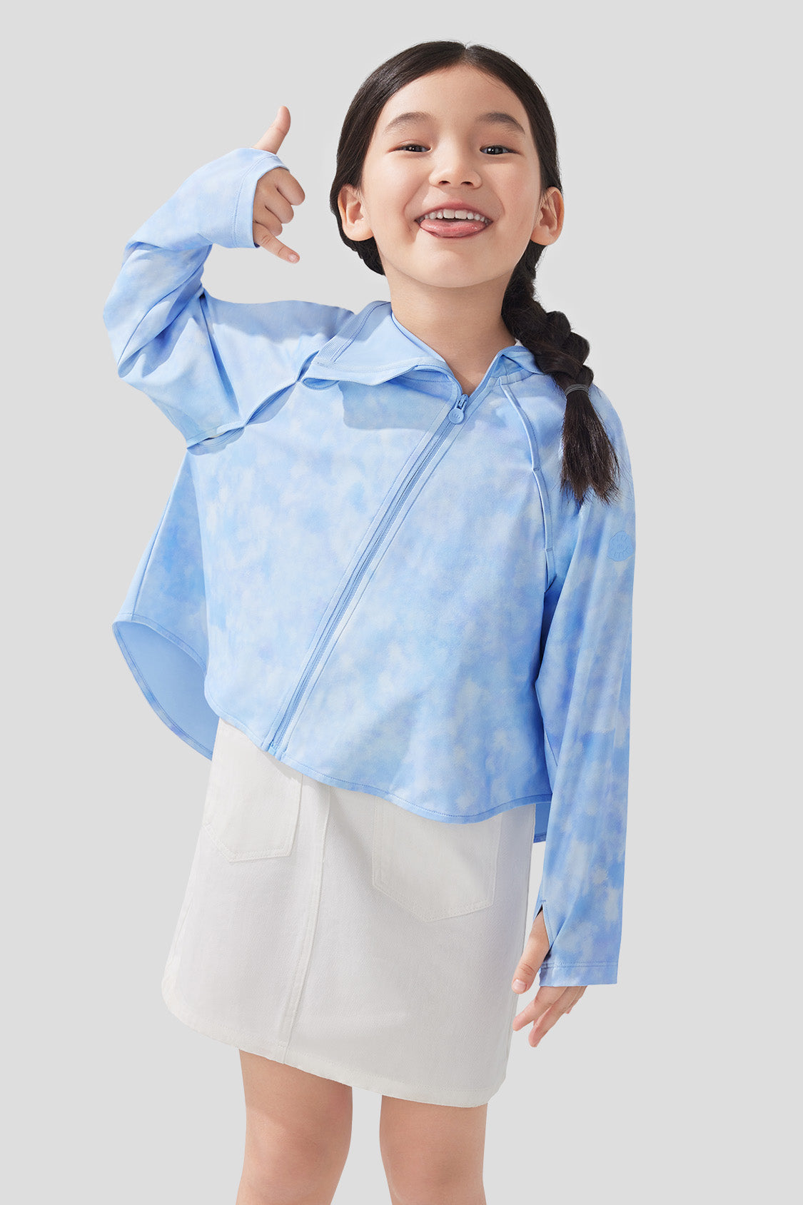 beneunder kid's sun wear upf50+ #color_clear sky dream