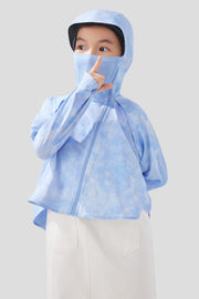 beneunder kid's sun wear upf50+ #color_clear sky dream