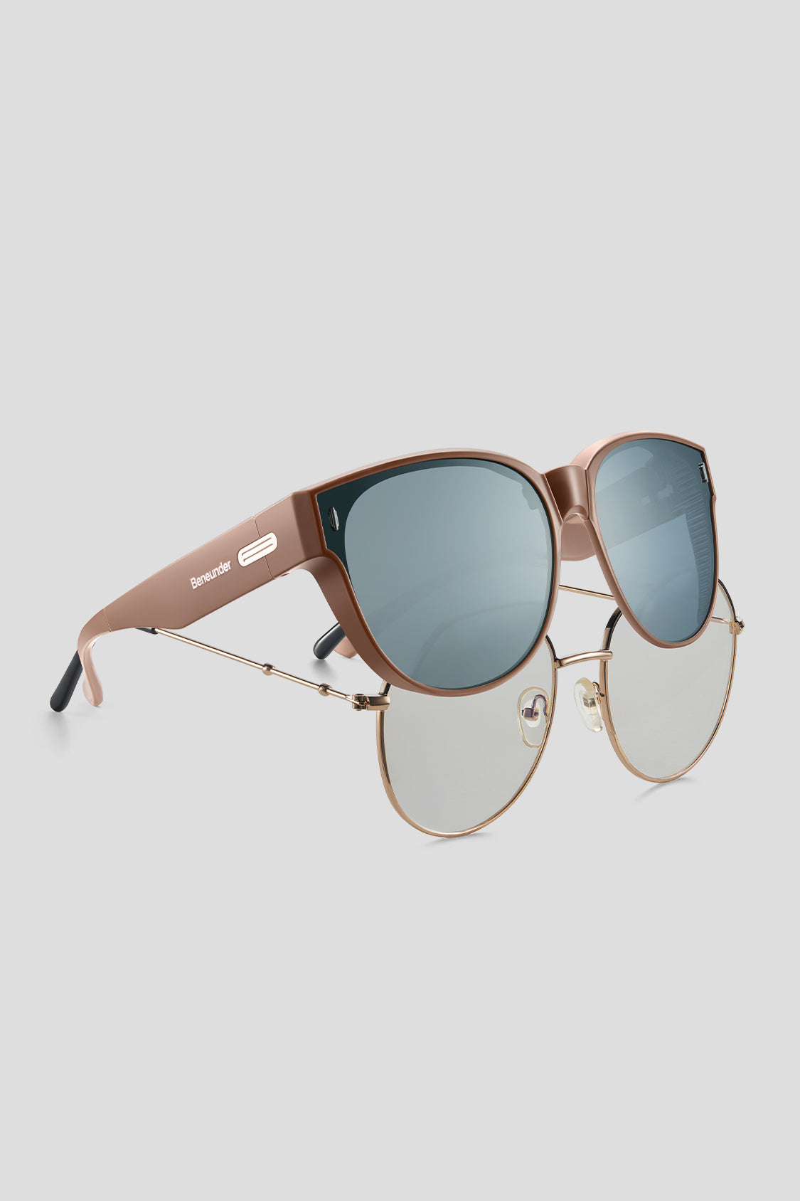 beneunder fit over sunglasses #color_coconut brown