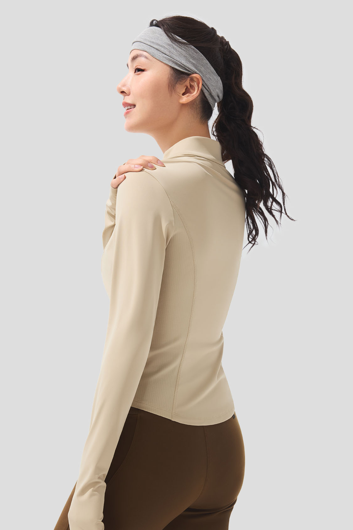 beneunder women's tops jacket #color_coffee