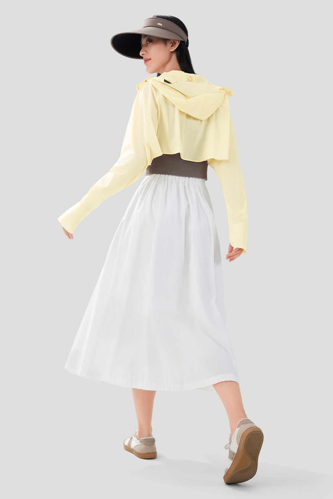 beneunder women's sun wear upf50+ #color_cream yellow
