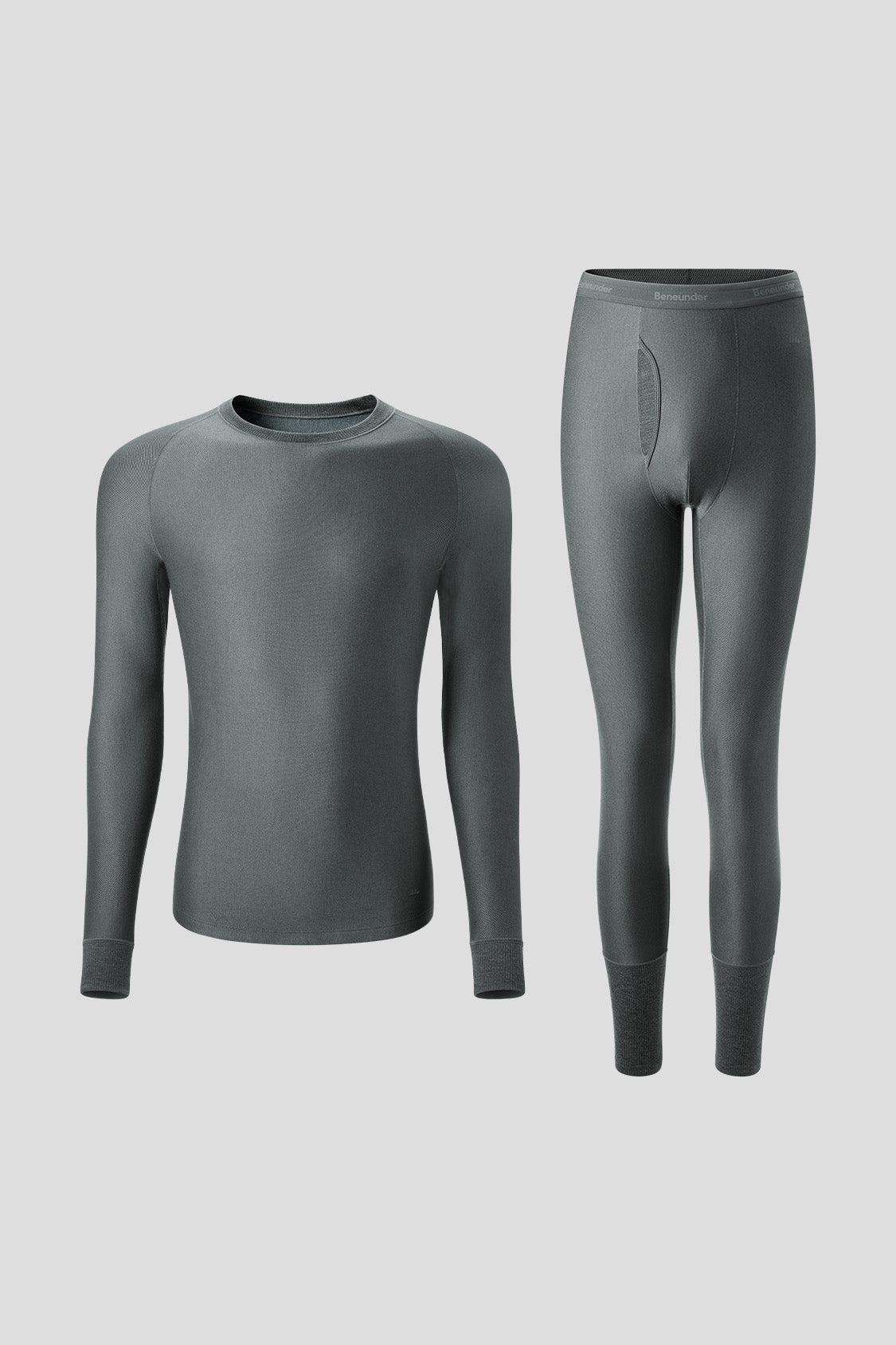 beneunder men's set #color_deep mist gray