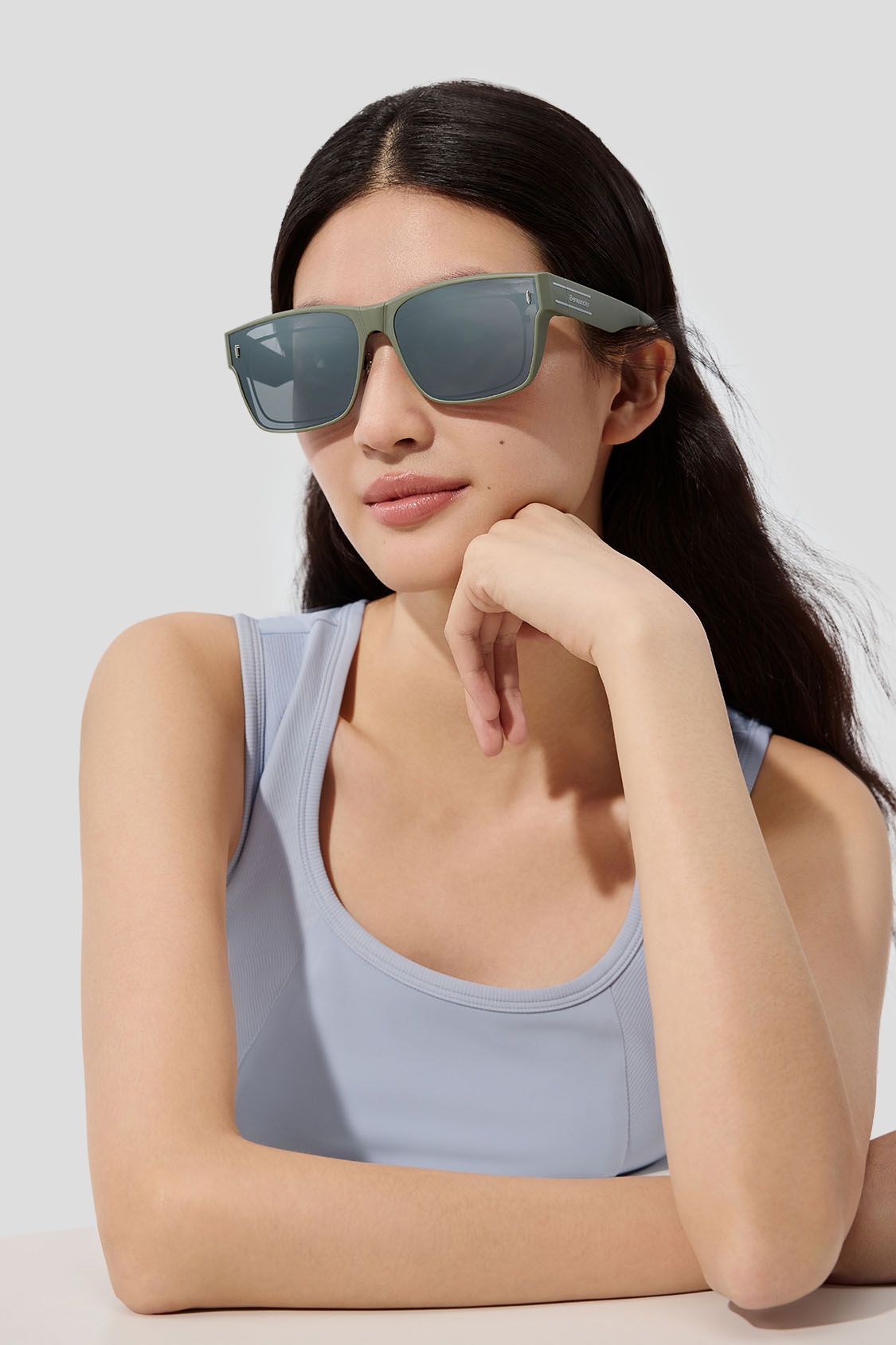 beneunder fit over glasses sunglasses #color_gray - green