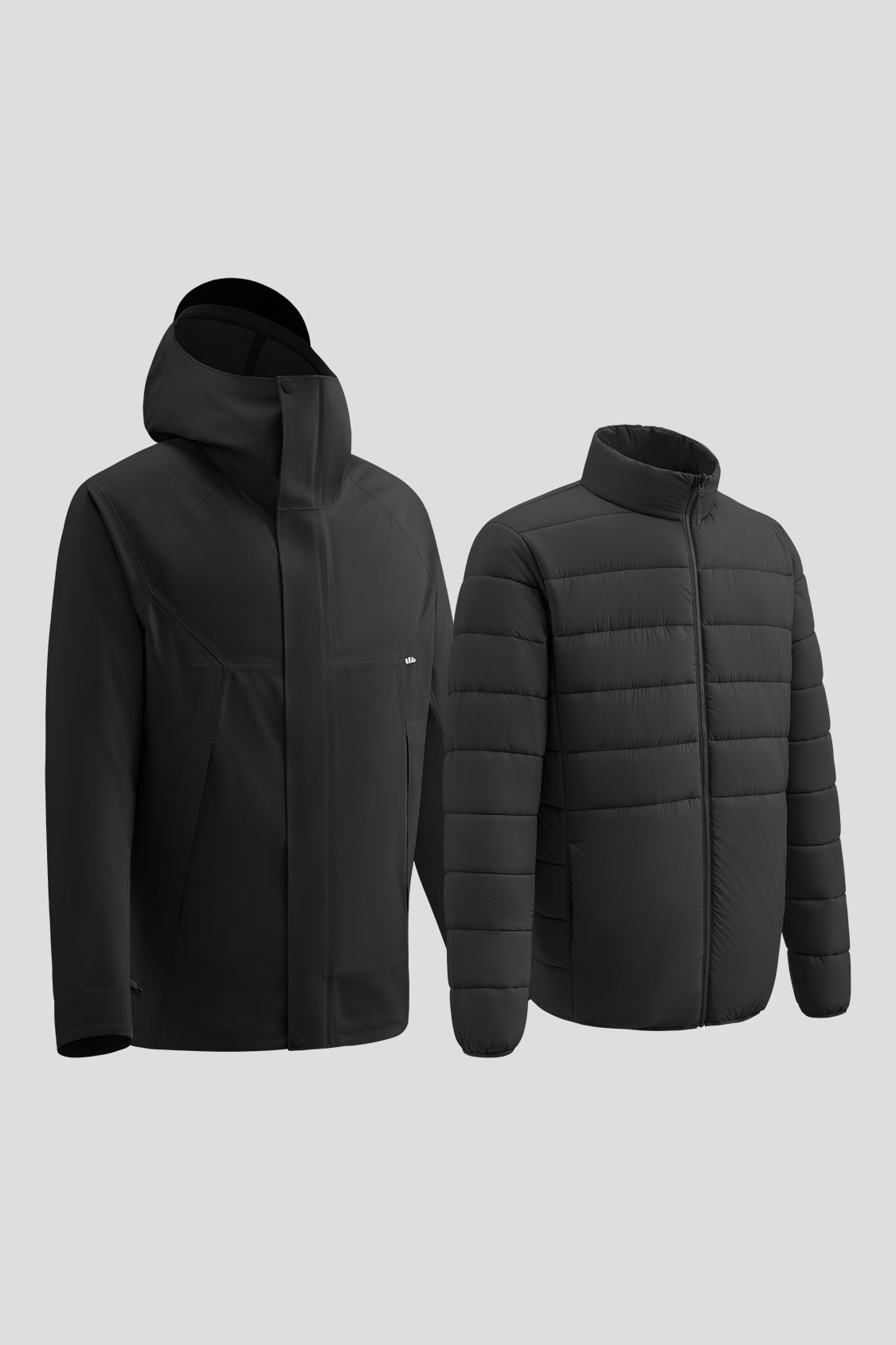 beneunder men's jacket #color_black