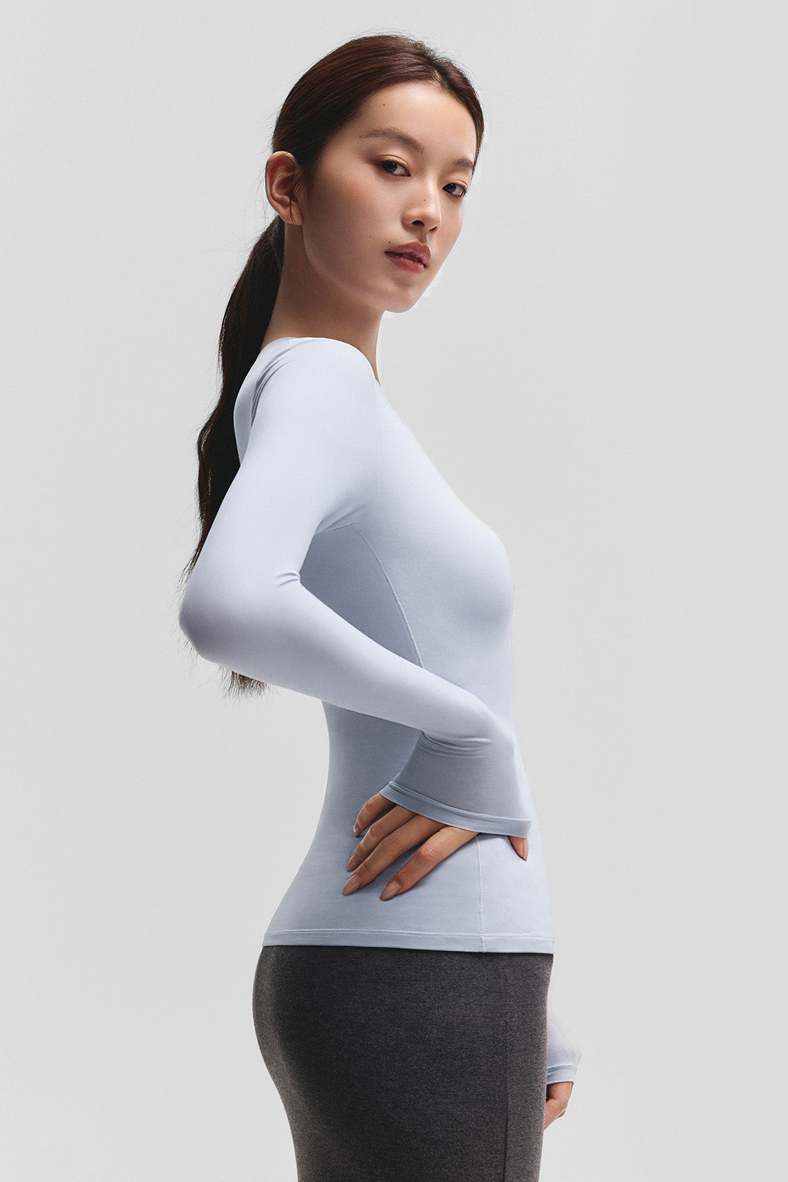 beneunder bareform womens seamless sports shaping top #color_lavender