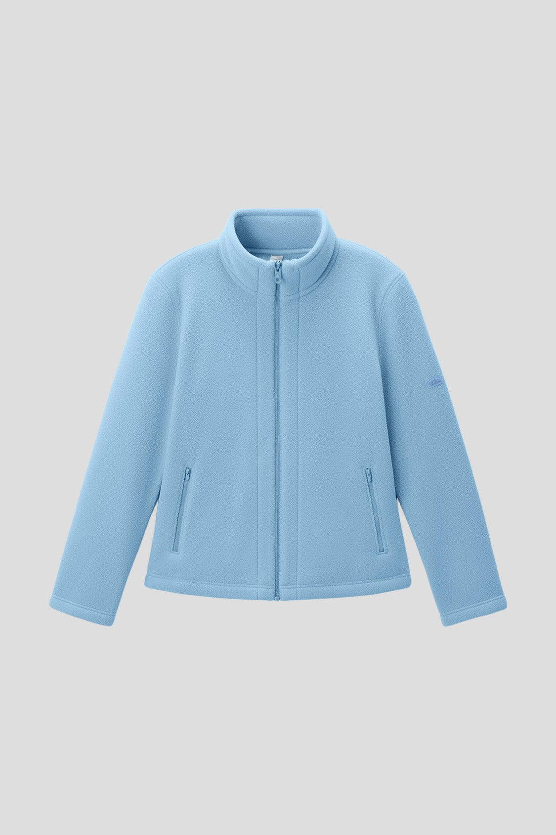 beneunder slimtherm womens light warmth slim fit fleece jacket#color_light blue