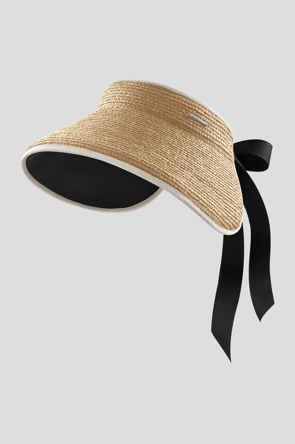 beneunder women's sunshield straw hat #color_light brown raffia