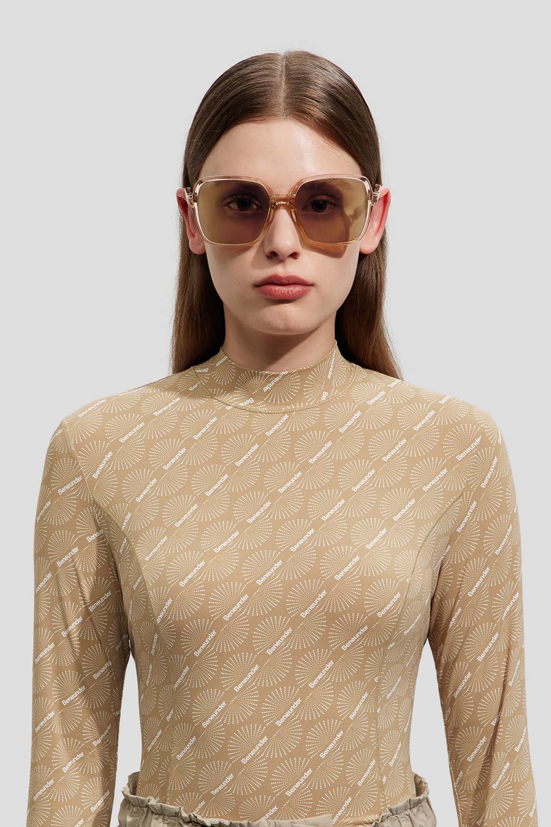 beneunder women's sunglasses #color_light brown