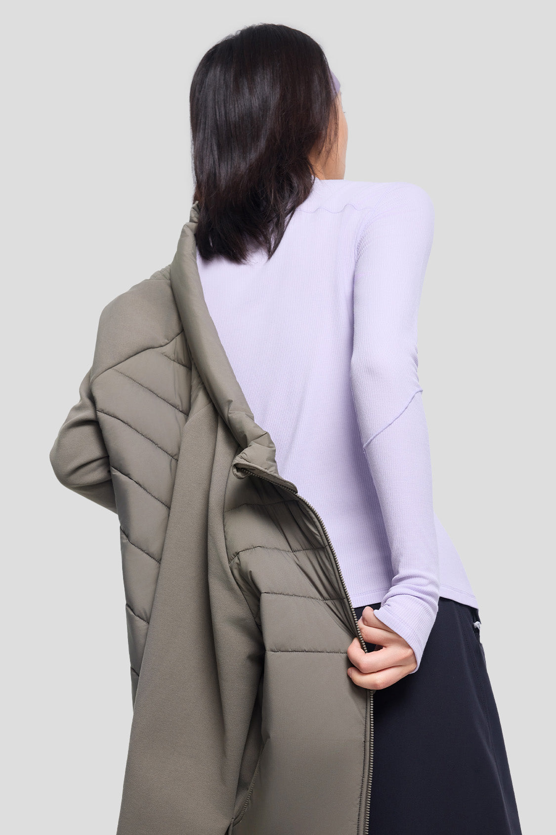 beneunder women's jackets #color_misty gray