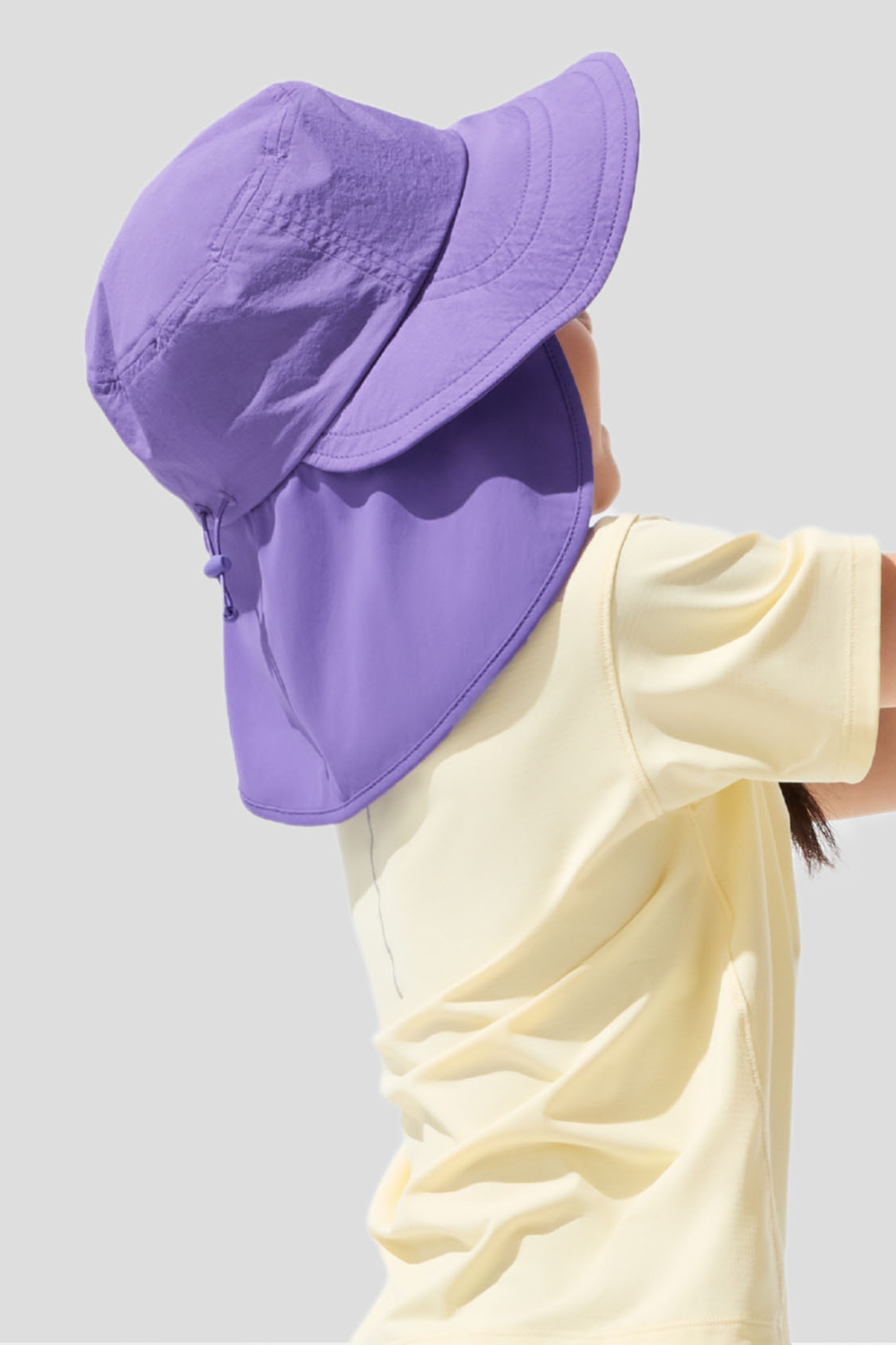 beneunder kid's sun hats #color_misty purple