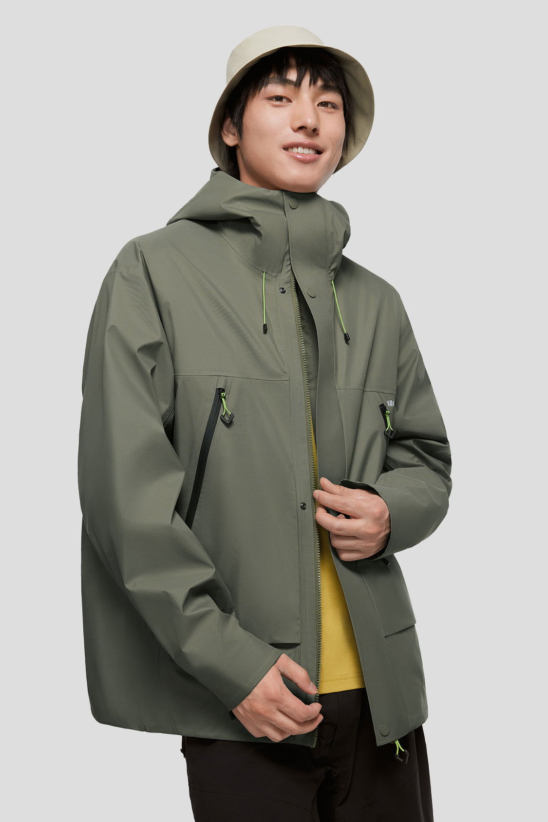 beneeunder men's jacket #color_moonshadow green