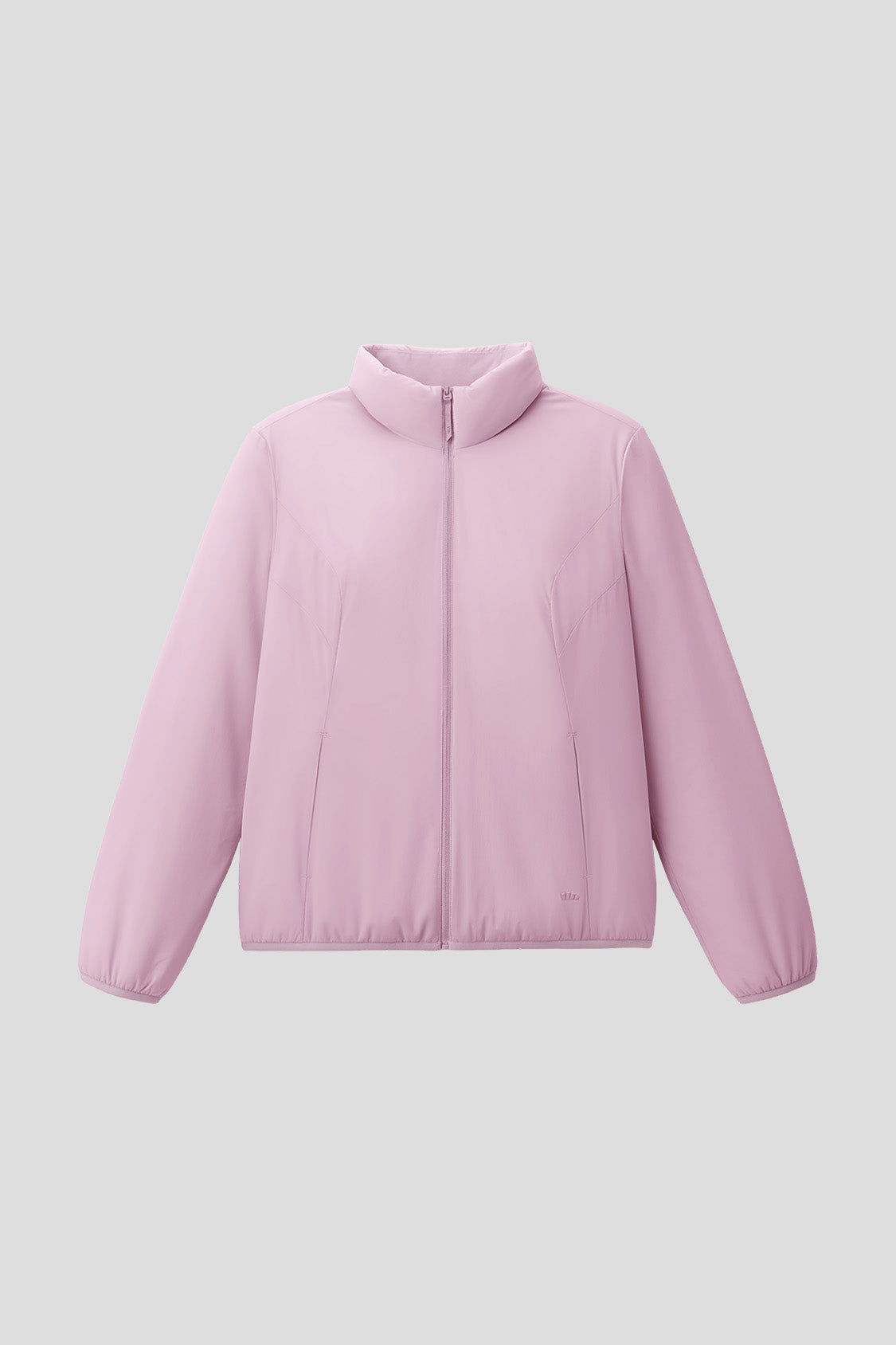 beneunder peakstand womens medium warmth stand collar fleece jacket #color_pink