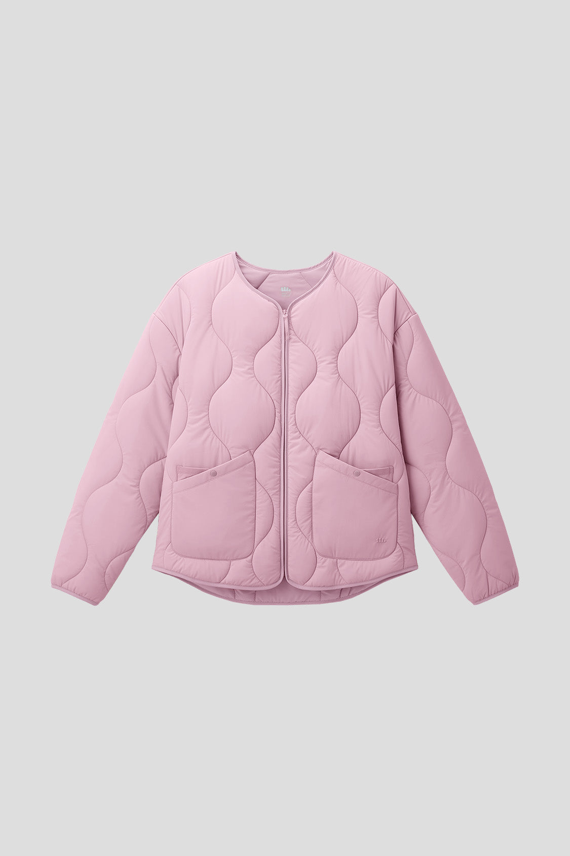 beneunder roundtrail womens medium warmth round neck fleece jacket #color_pink