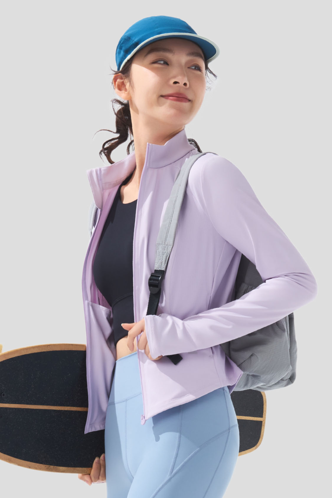 beneunder women's tops jacket #color_purple