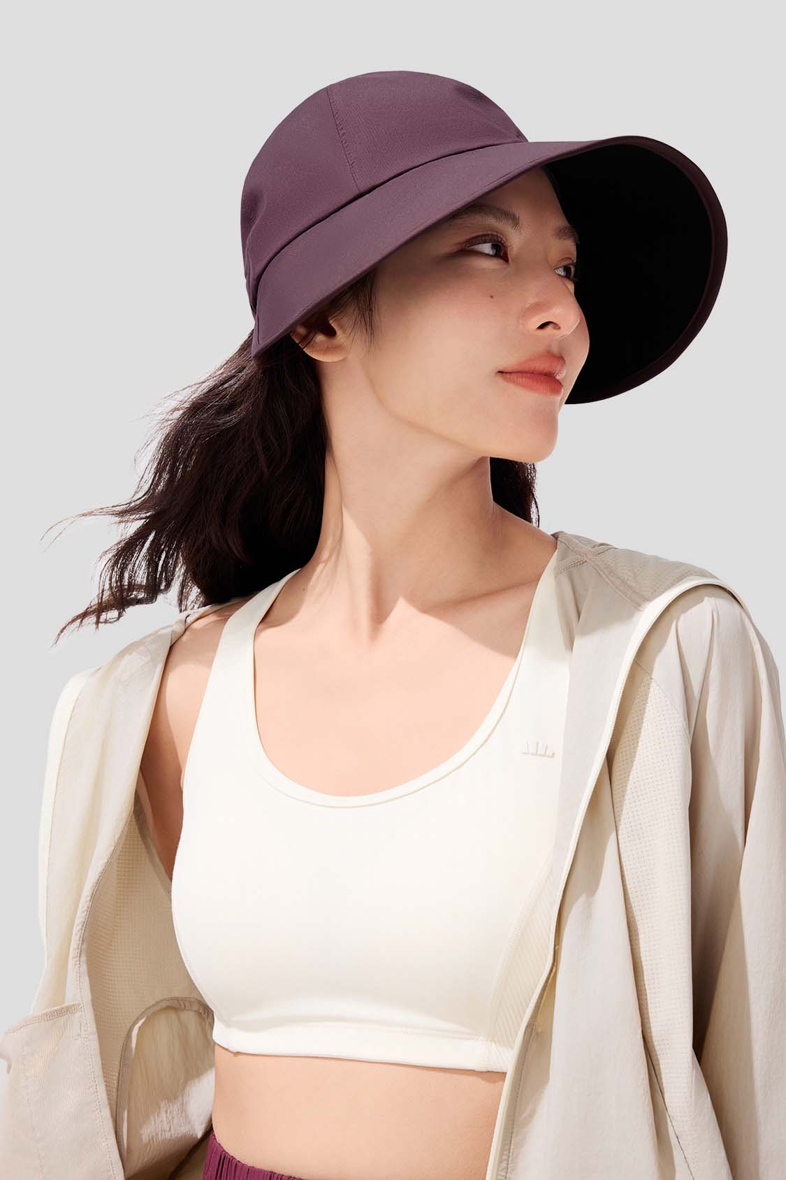 beneunder women's sun hats #color_purple