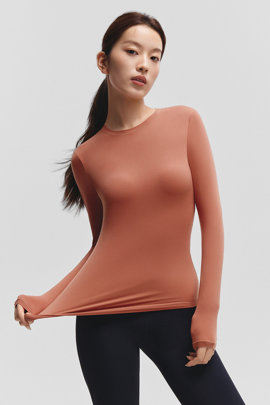 beneunder bareform womens seamless sports shaping top #color_red